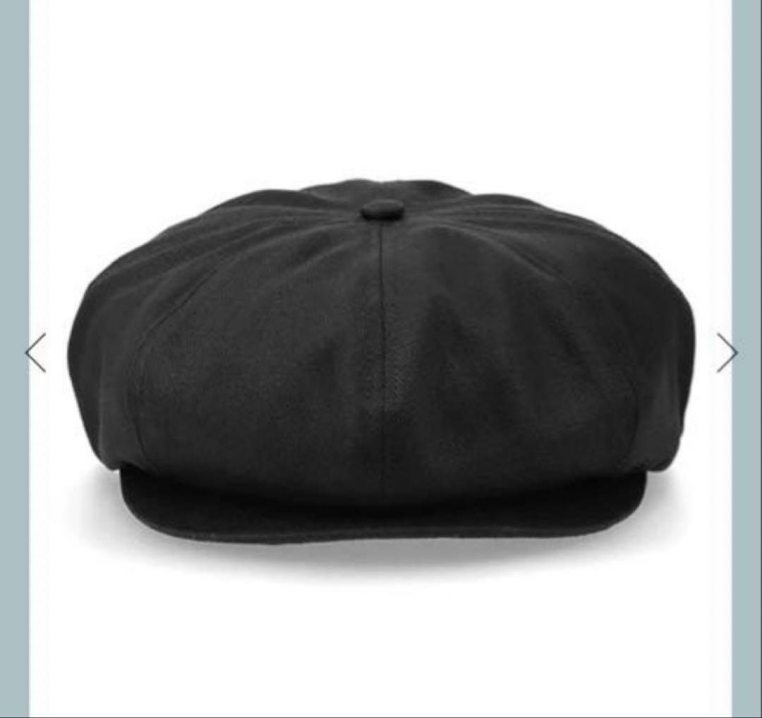 HK10969　SD Twill News Boy Cap Black L