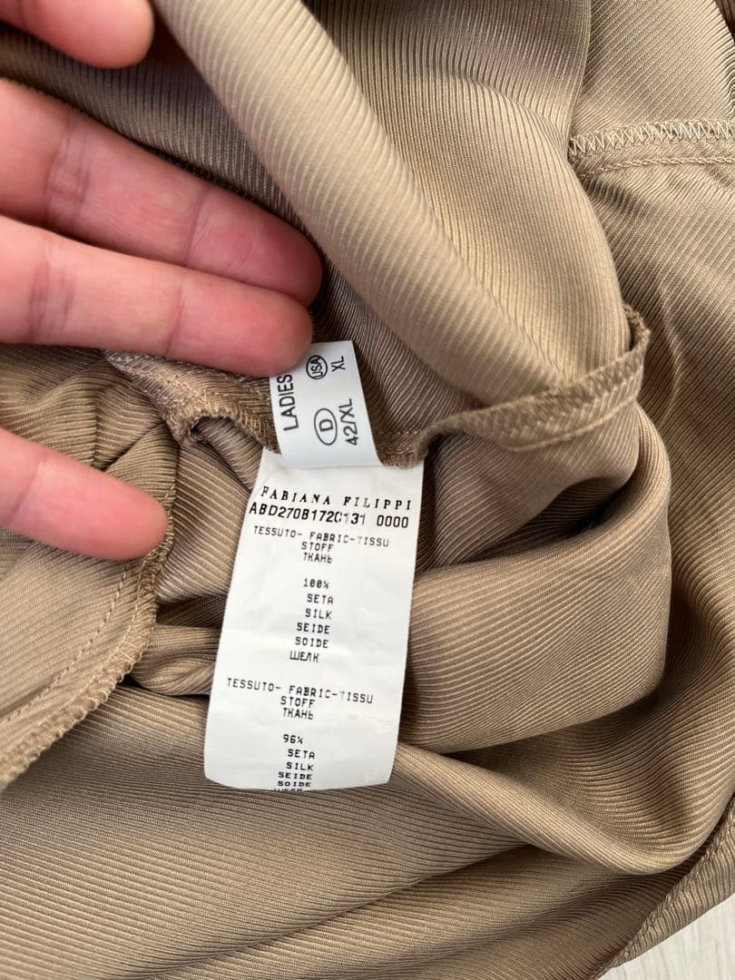 M212 ファビアナフィリッピ シルクドレス