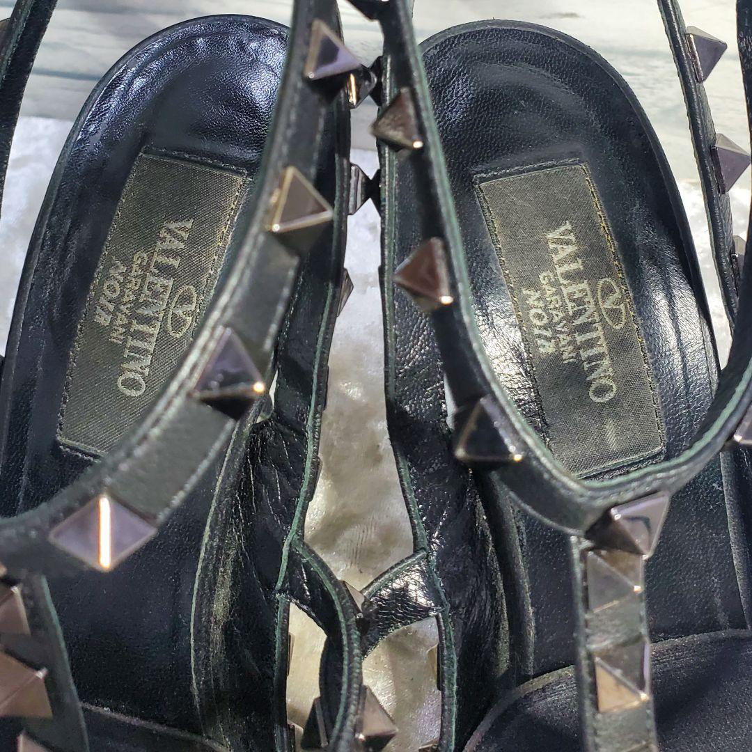 ワケ有良品】VALENTINO 23cm パンプス ロックスタッズ 黒 36 - メルカリ