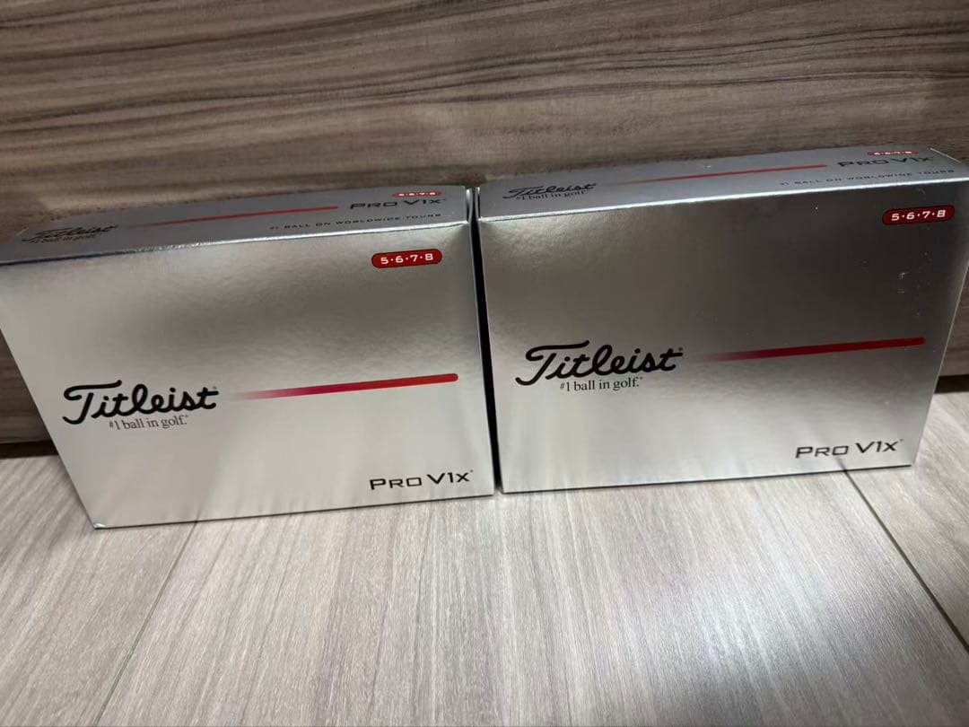 Titleist Pro V1X ゴルフボール 2箱セット Titleist（タイトリスト） 【2ダースセット】 プロ V1x ゴルフボール