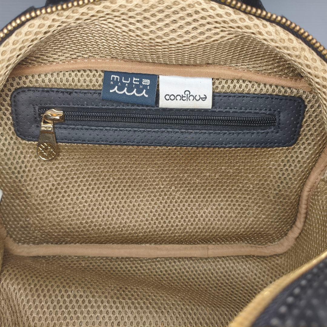 美品✨muta marine ゴルフ カートバッグ ハンドバッグ ブラック