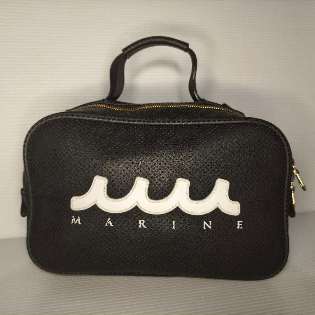 美品✨muta marine ゴルフ カートバッグ ハンドバッグ ブラック