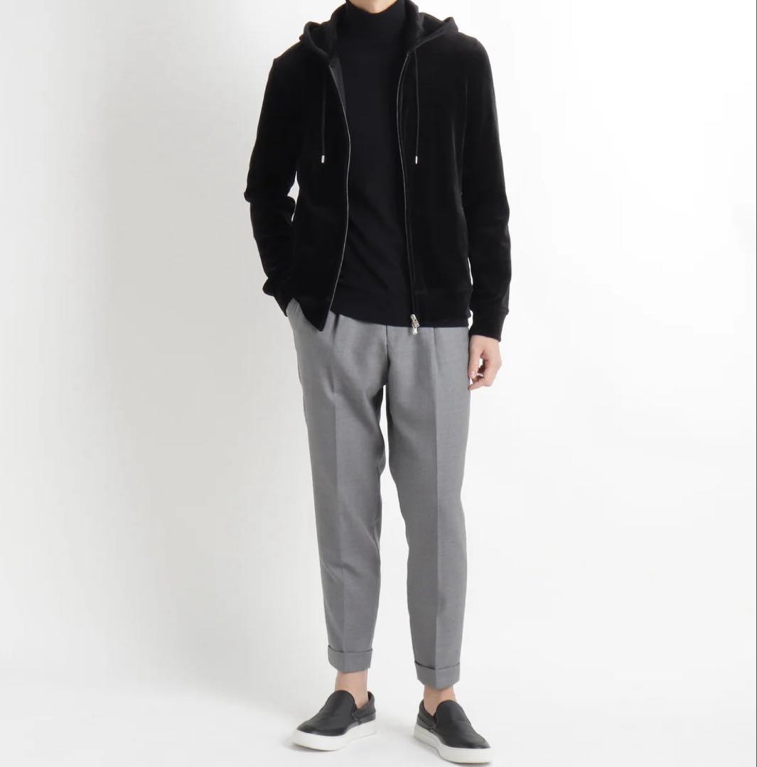 ＋CLOTHET クロスクローゼット ベロアフーディ