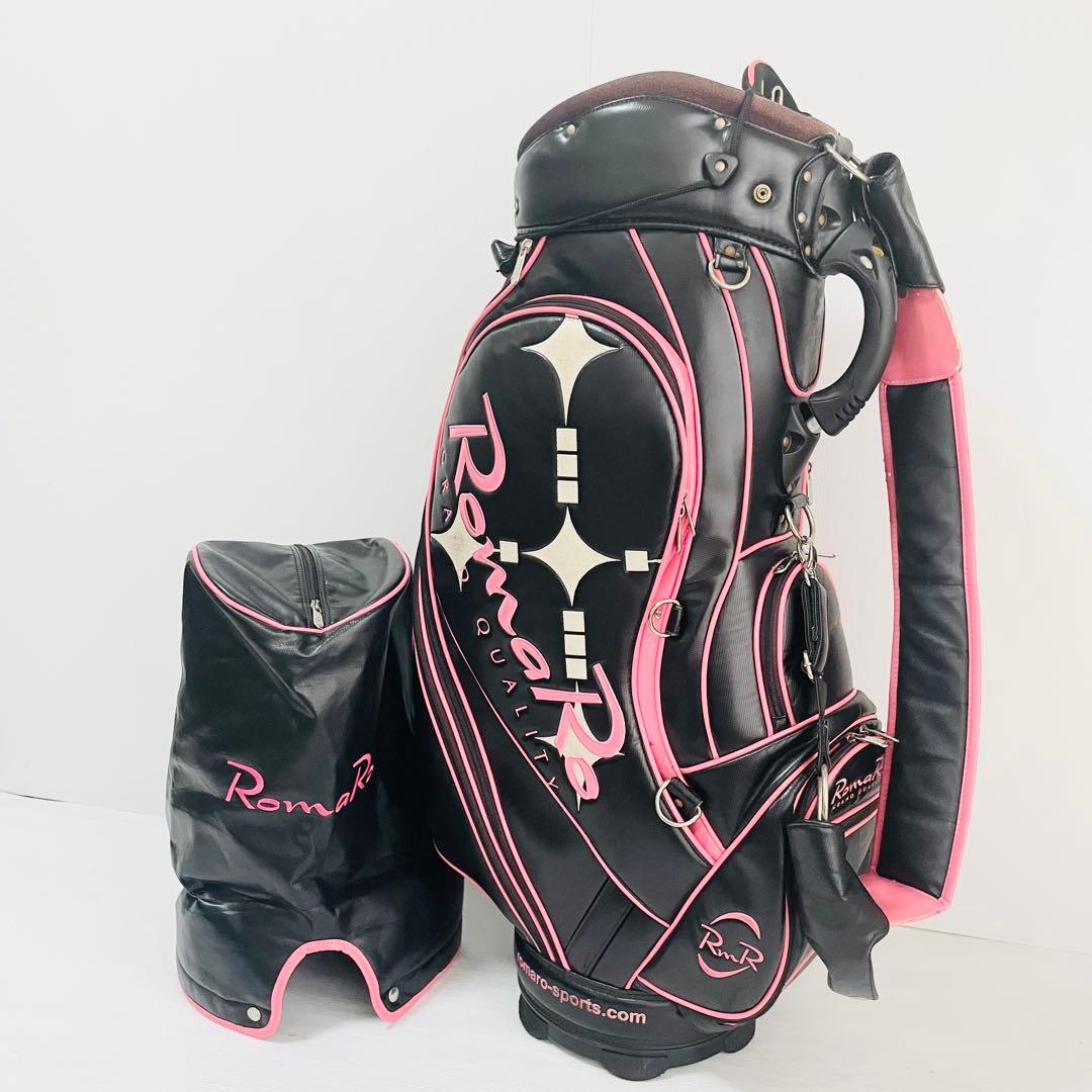 RomaRo キャディバッグ ゴルフバッグ プロモデル ピンク - メルカリ