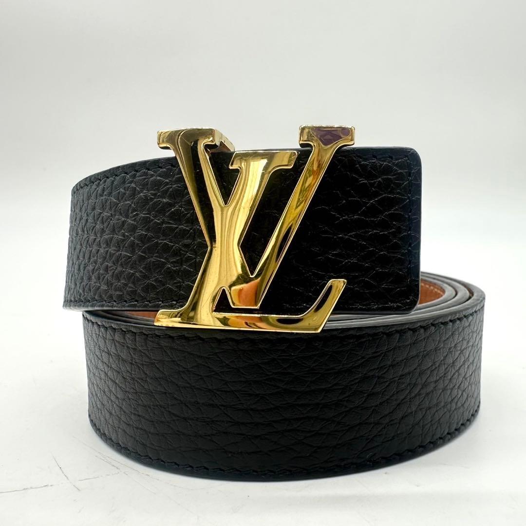 美品✨　ルイヴィトン サンチュール LVイニシャルリバーシブル ベルト 付属品