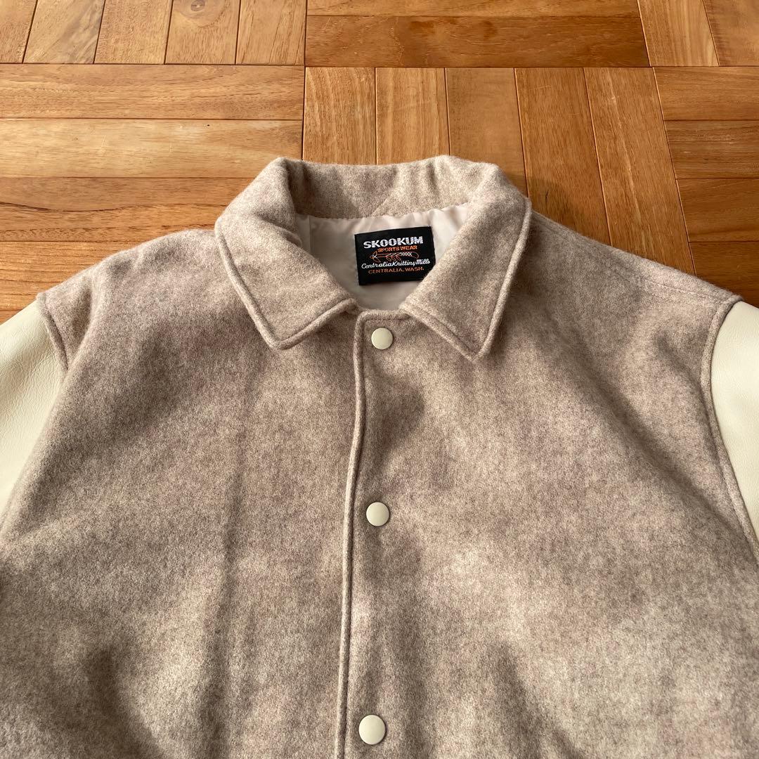 美品 417エディフィス 別注 スクーカム スタジャン バブアー AVIREX