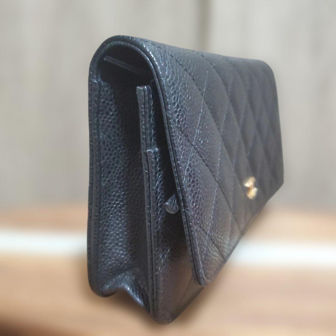 すり替え防止対策済 ギャランティーカードあり CHANEL ウォレット 値引不可