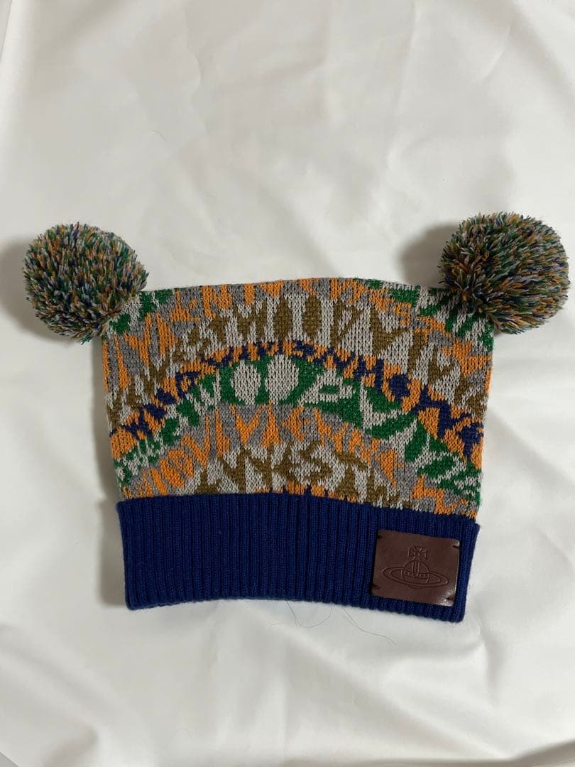 希少 Vivienne Westwood ヴィヴィアン ロゴ オーブ ニット帽