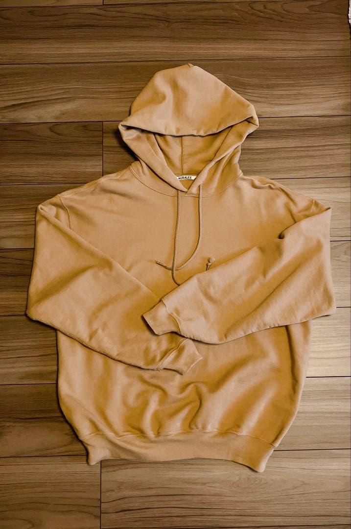 トップス AURALEE SUPER SOFT HEAVY SWEAT P/O PARKA