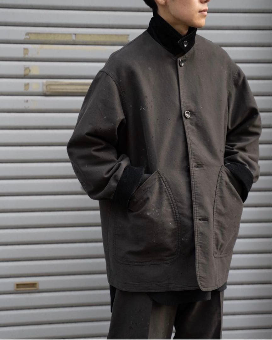 yoke ヨーク PAINTED BIG COVERALL JACKET