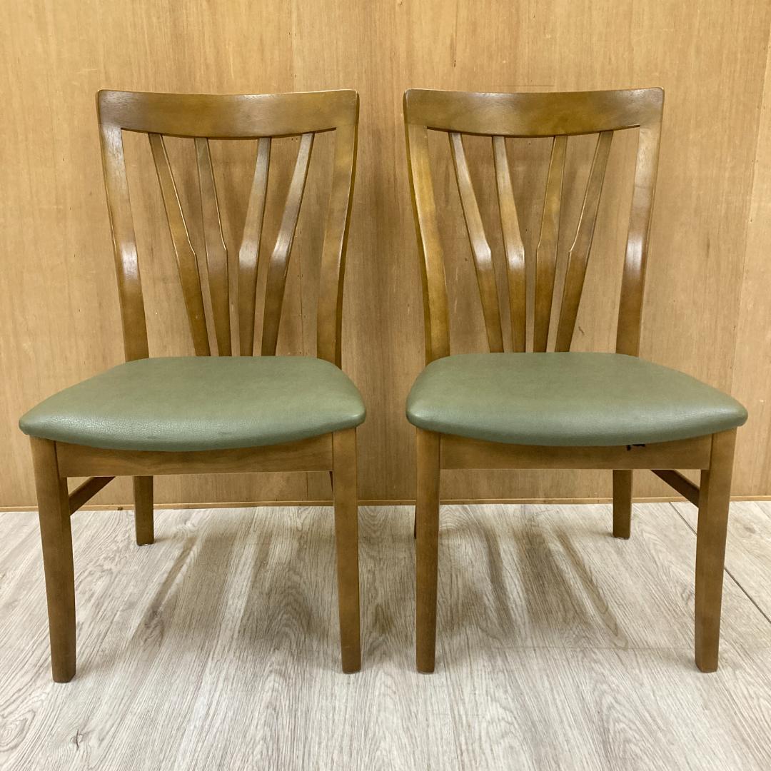 【カリモク】ダイニングチェア　椅子　食卓 ２脚セット