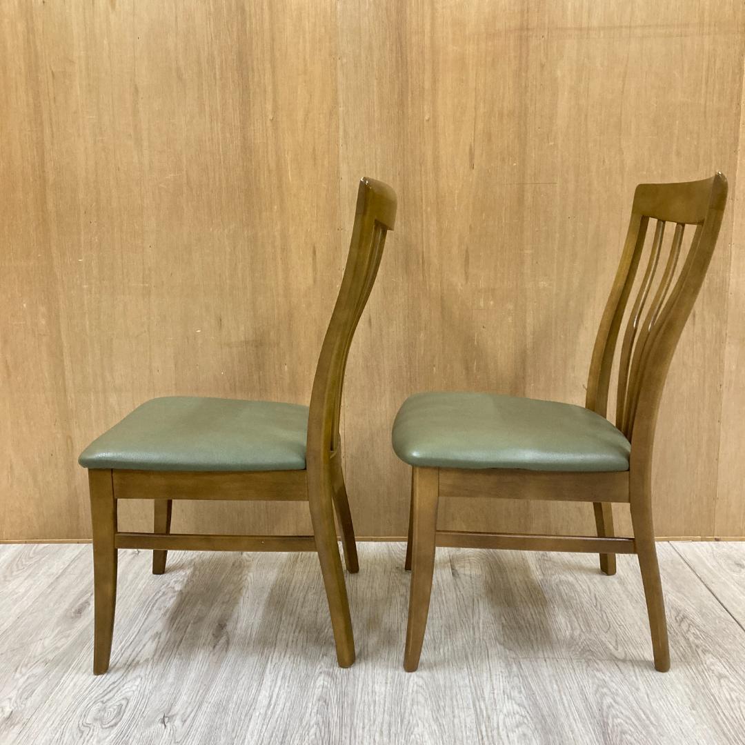 【カリモク】ダイニングチェア　椅子　食卓 ２脚セット