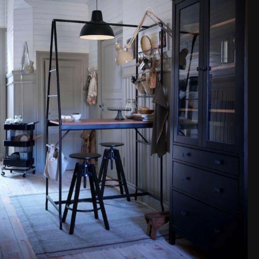 【美品✨】IKEA ホーヴェルード HÅVERUD バーテーブル ブラック 楽天市場】[IKEA/イケア/通販]HAVERUD ホーヴェルード テーブル はしご