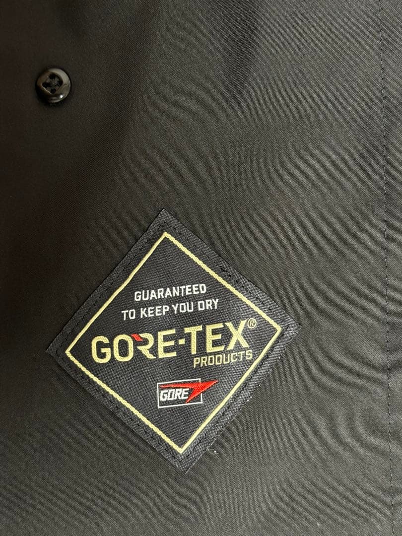 美品 ダーバン ステンカラーコート ブラック ゴアテックス 撥水 XL LL