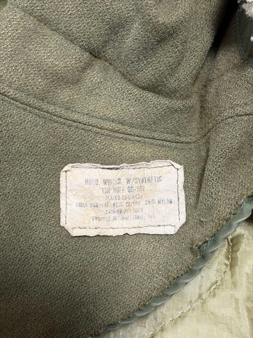 アメリカ軍実物放出品M-65フィッシュテールパーカーモッズコート アルミジップ