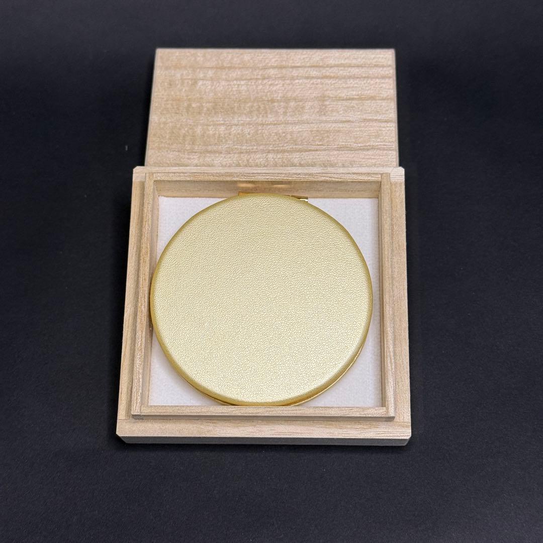 皇居 長財布 小銭入 コンパクトミラー　小菊小物入　 ゴールド金4点セット新品