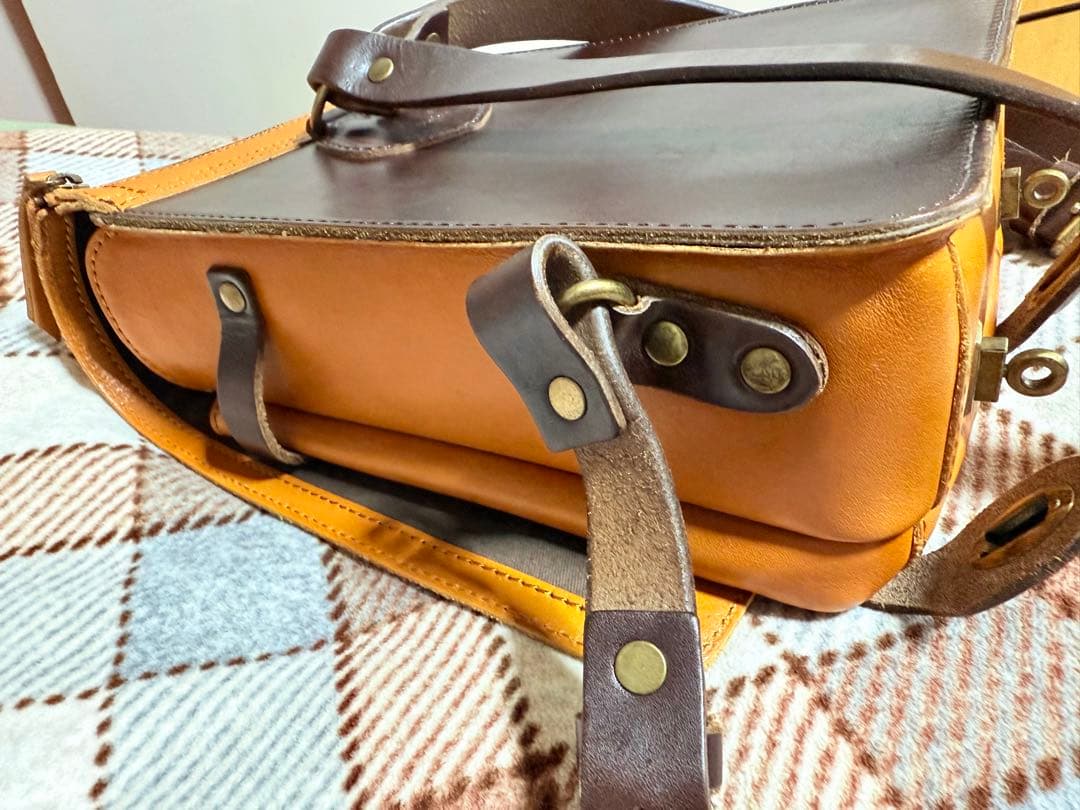 池田屋　小さな革のランドセル　クラシカ　キャメル