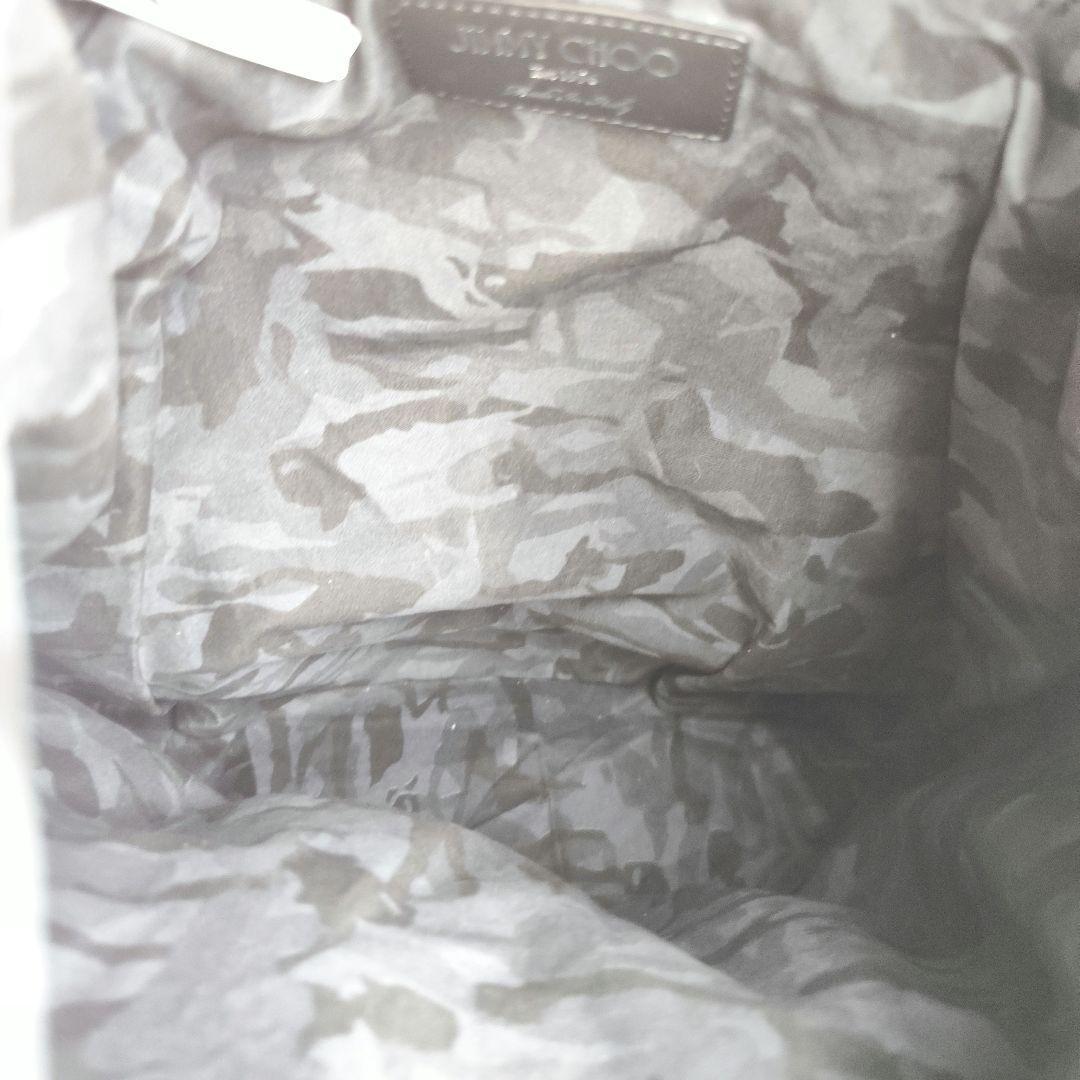 ジミーチュウ フィッツロイ バッグパック リュック スタースタッズ 白 レザー