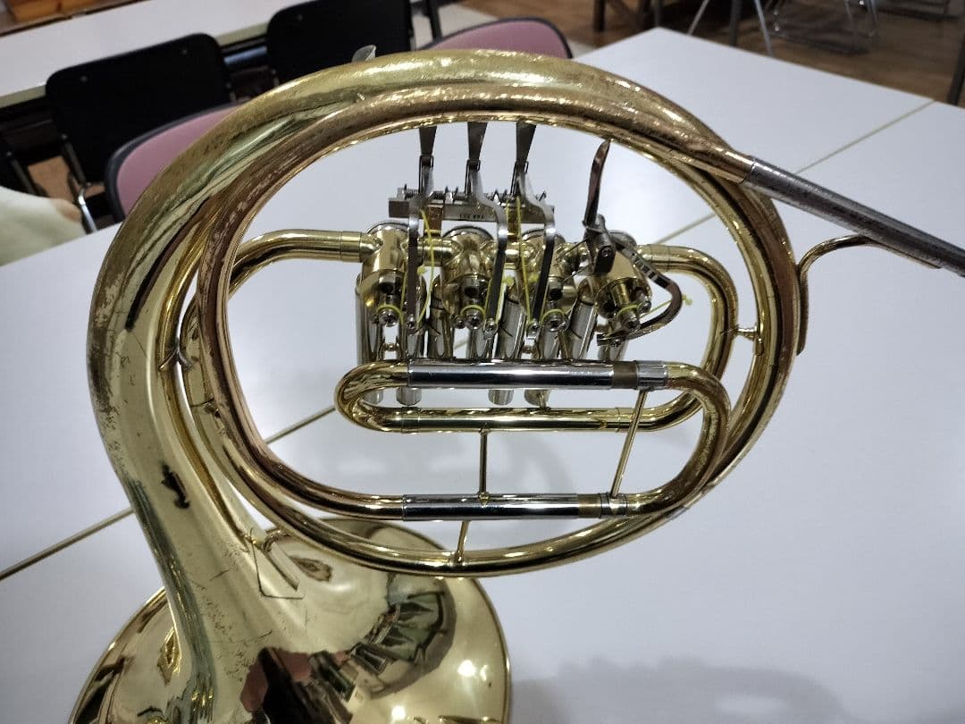 み*す様 ヤマハフレンチホルンB♭シングルYHR321、アレキサンダーのマウスピ