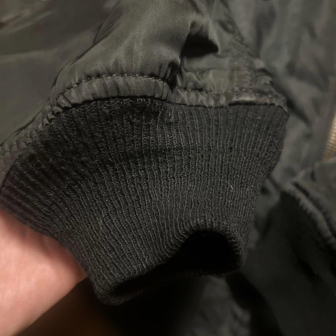 【希少・USA製】ALPHA アルファ MA-1 フライトジャケット XL 黒