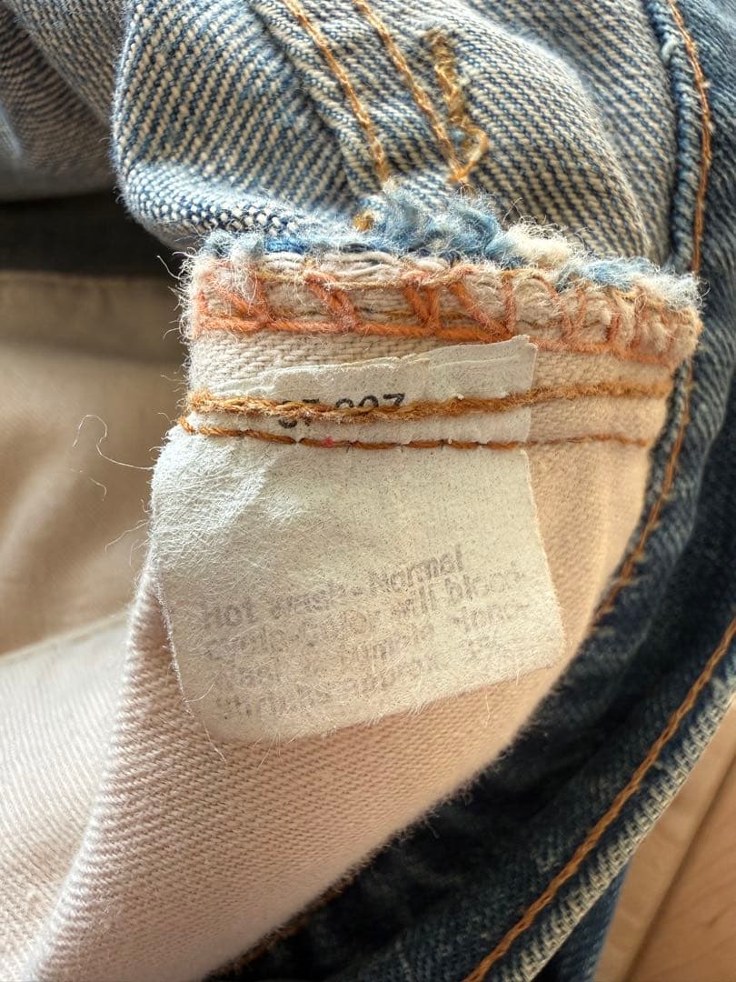 Levi’s 505 66前期 シングル 36×31 ビンテージデニム 濃紺