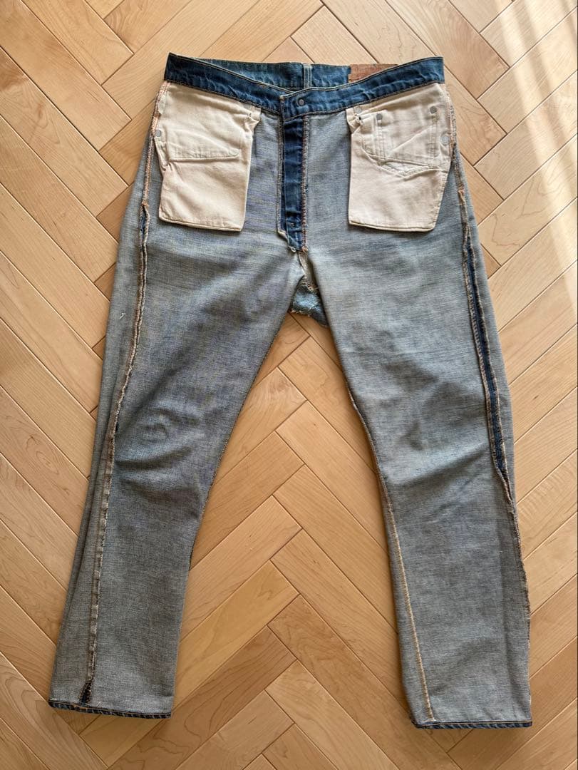 Levi’s 505 66前期 シングル 36×31 ビンテージデニム 濃紺