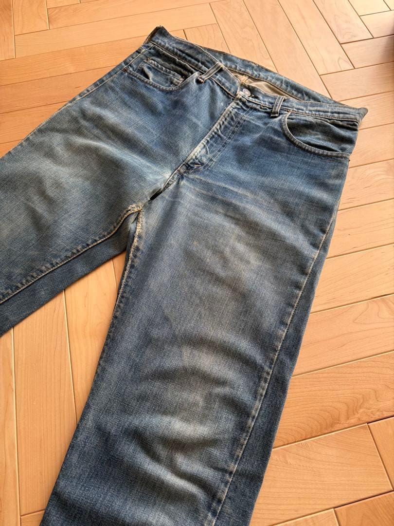 Levi’s 505 66前期 シングル 36×31 ビンテージデニム 濃紺