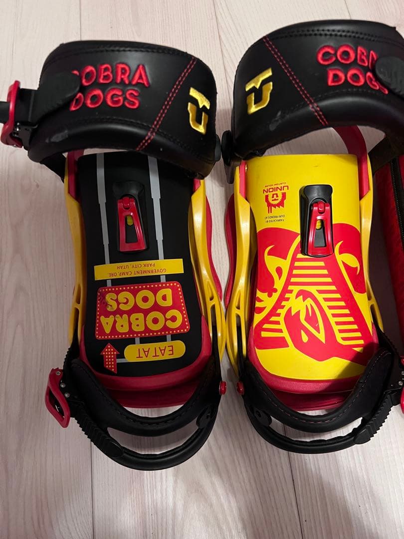 新品　希少品　COBRA DOGS×UNION コラボ　ビンディング　ユニオン