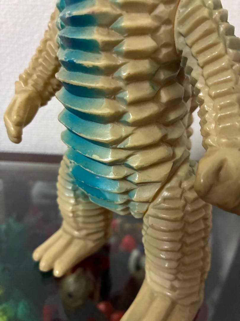 当時物　マルザン.マルサン　1期　レッドキング　ソフビ　美品