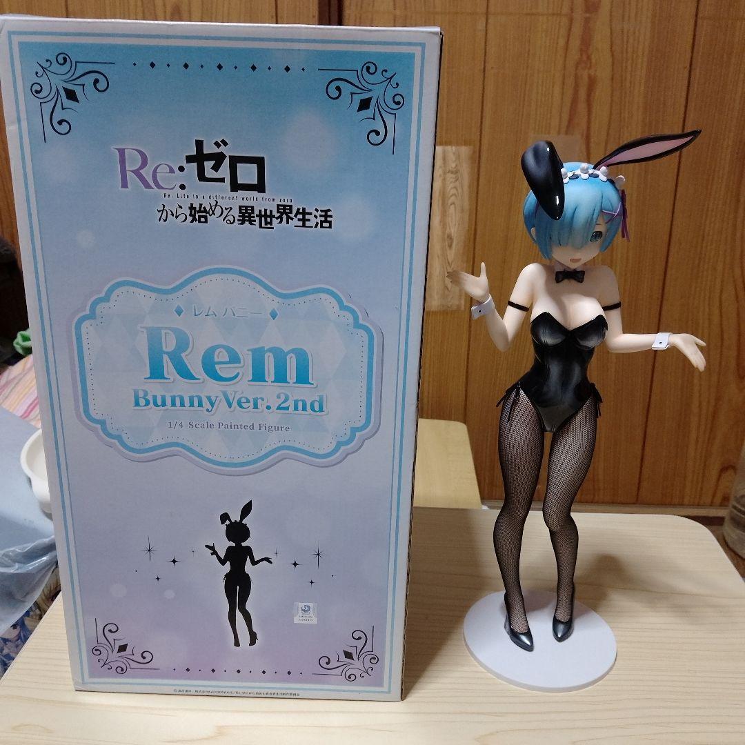Re:ゼロ Rem BunnyVer.2nd 1/4スケールフィギュア中古品