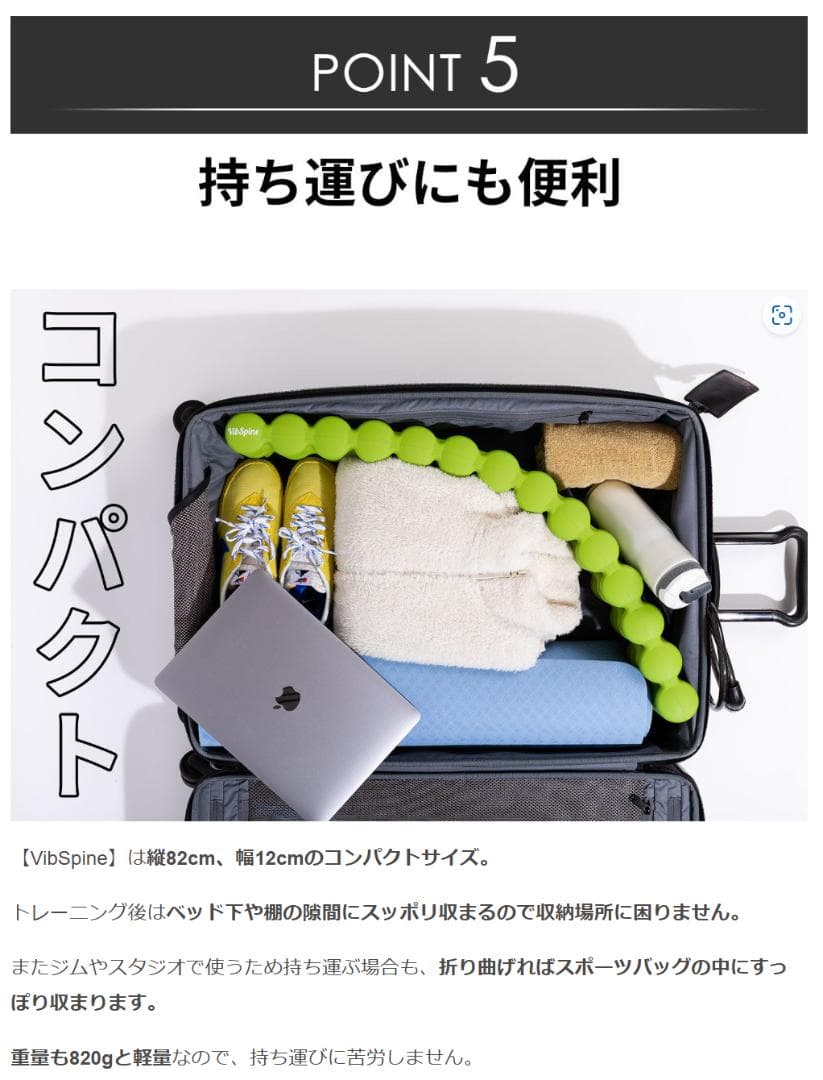 【12/16迄★半額】未開封 Vib Spine エクササイズマット ブラック
