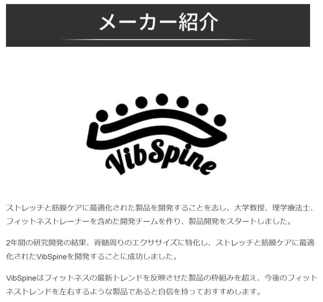 【12/16迄★半額】未開封 Vib Spine エクササイズマット ブラック