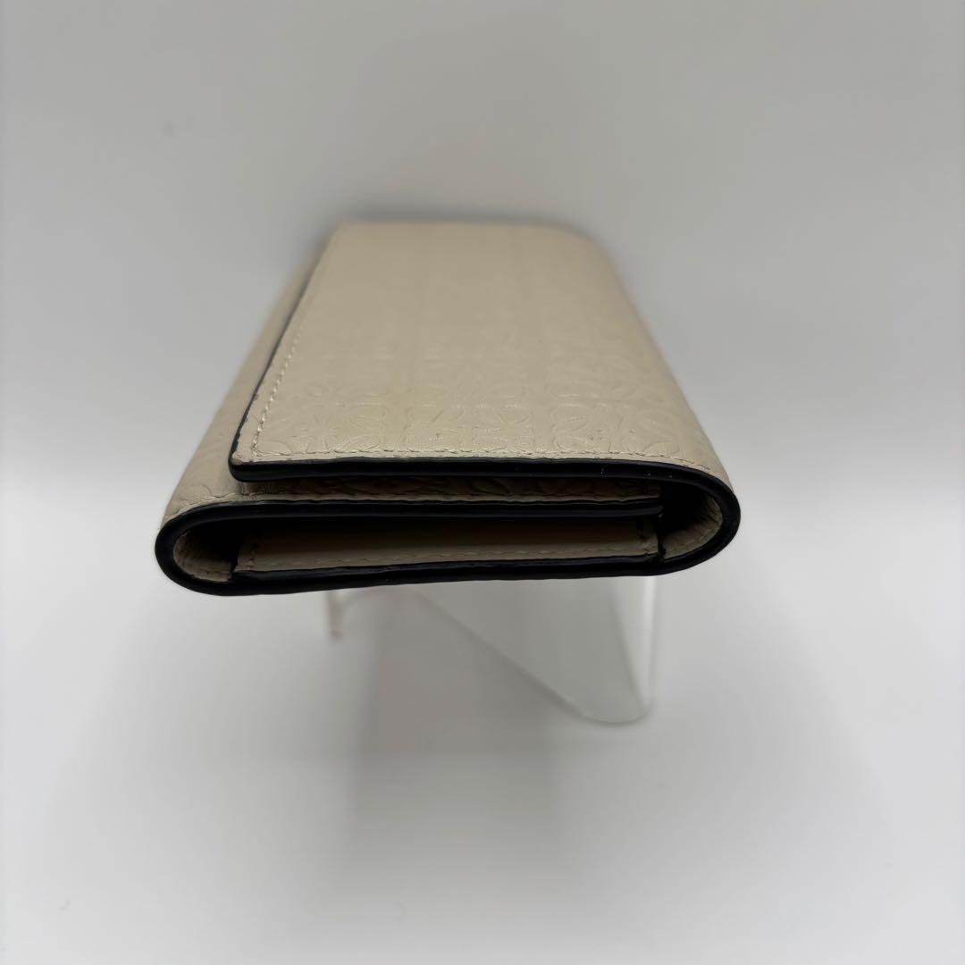 LOEWE キーケース　6連　リピートアナグラム　ライトオーツ　ベージュ