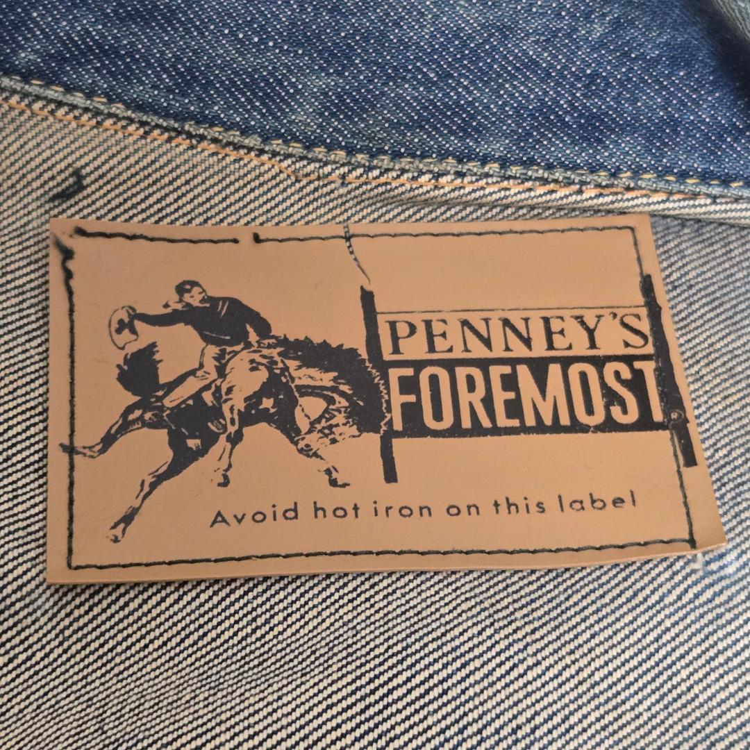 60s 濃紺 PENNEY'S FOREMOST フォアモスト デニムジャケット