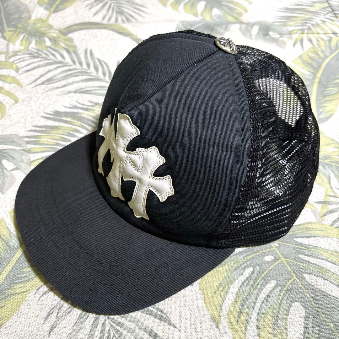 クロムハーツ トラッカーキャップ セメタリークロス パッチ メッシュ