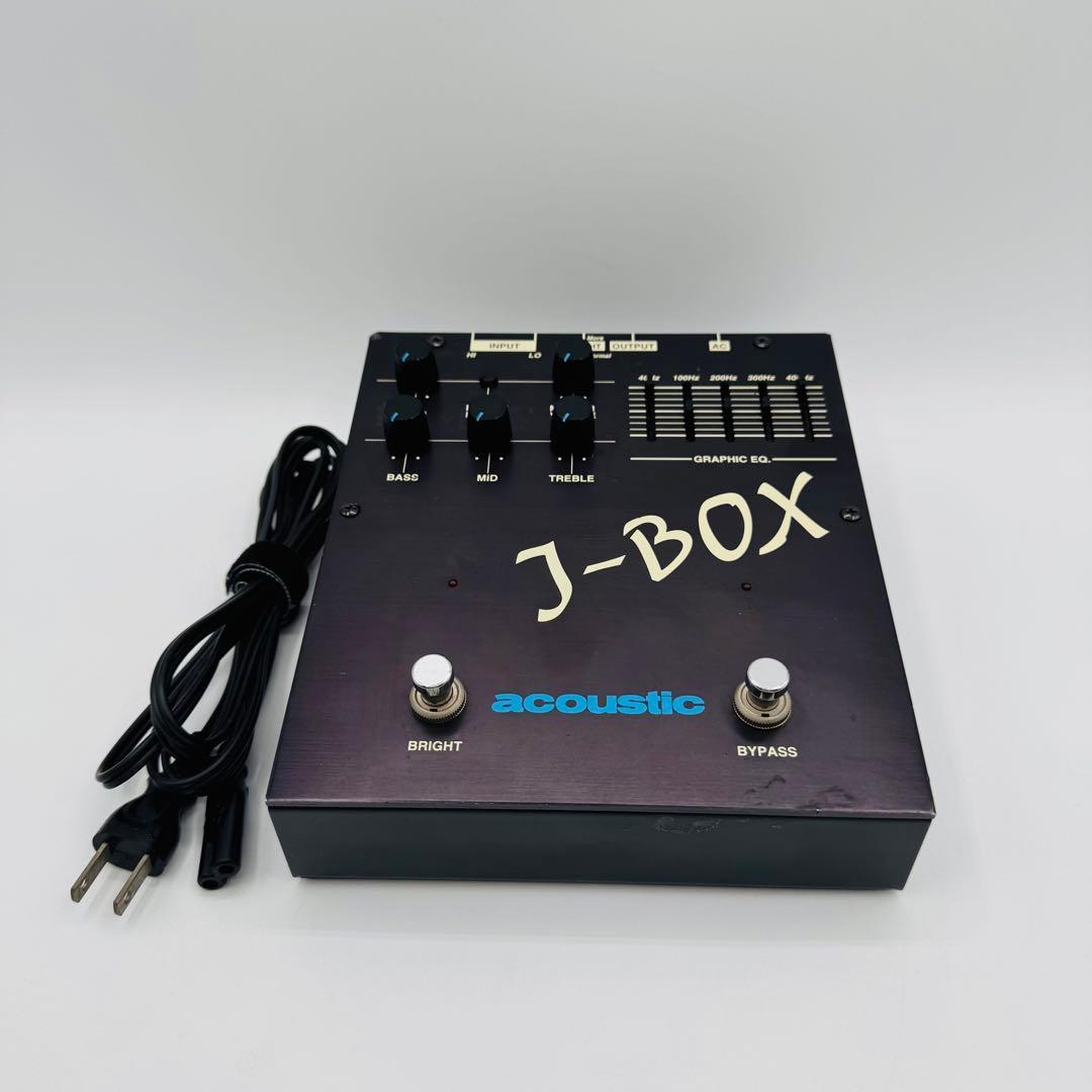 希少】acoustic J-BOX ベース用プリアンプ - メルカリ