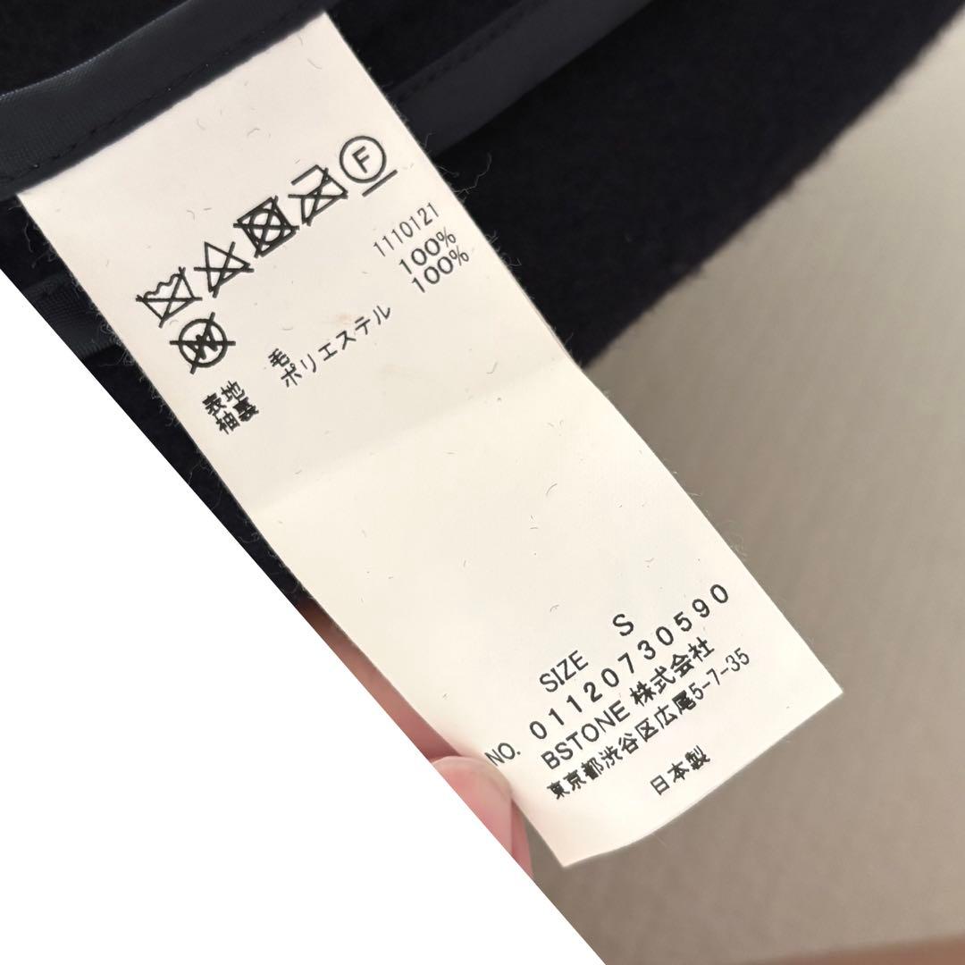 Ameri　CHARME FLARE LONG COAT ネイビー 金ボタン S