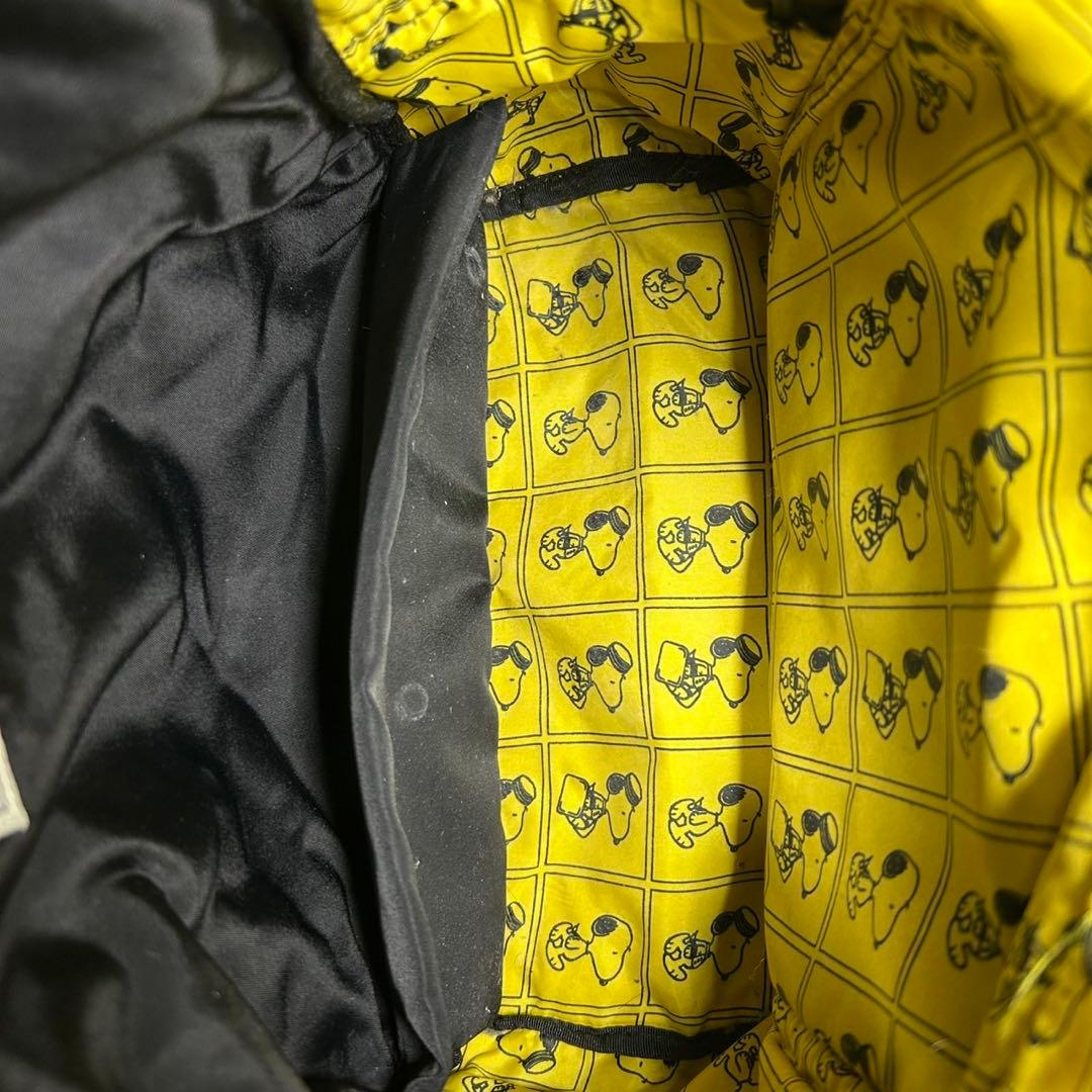 【美品】ポーター ピーナッツ コラボ スヌーピー リュック A4可 肩掛け 黒