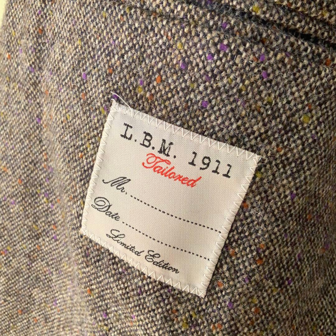 L.B.M.1911 ルビアム ウールジャケット 44ブラウン ホームスパン伊製
