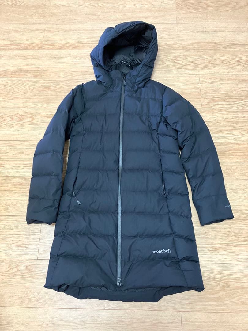 mont-bell コルチナダウンコートXS　フード付きブラック