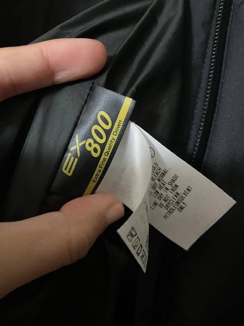 mont-bell コルチナダウンコートXS　フード付きブラック