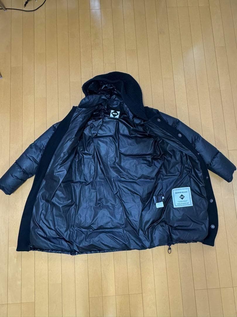 【LEON掲載】【BBR / ビービーアール】ニット × ダウン ダッフルコート