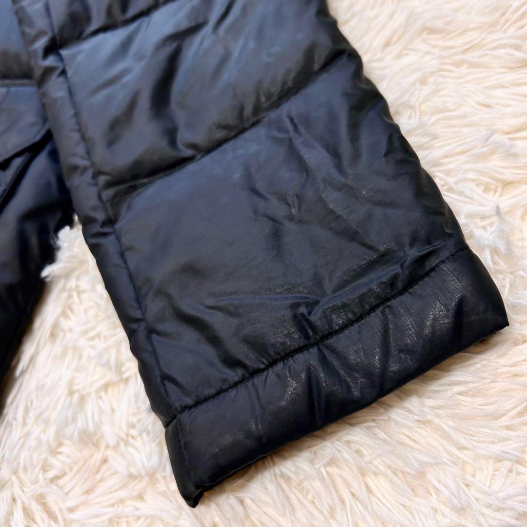 【美品】PUMA　プーマ　ダウン　2way ベンチコート　ロング　黒　サイズ感L