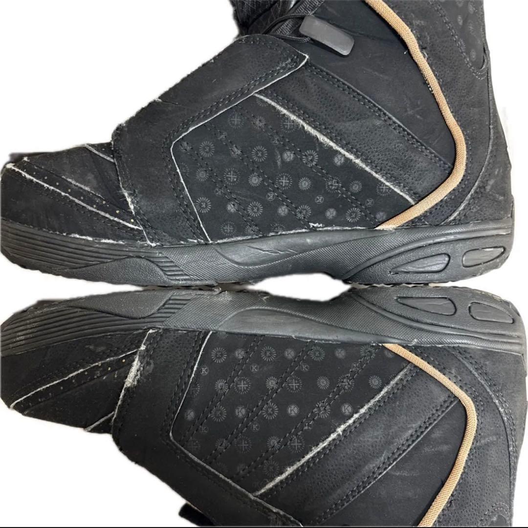 SALOMON スノーブーツ 23.0 サロモン スノーボード Black