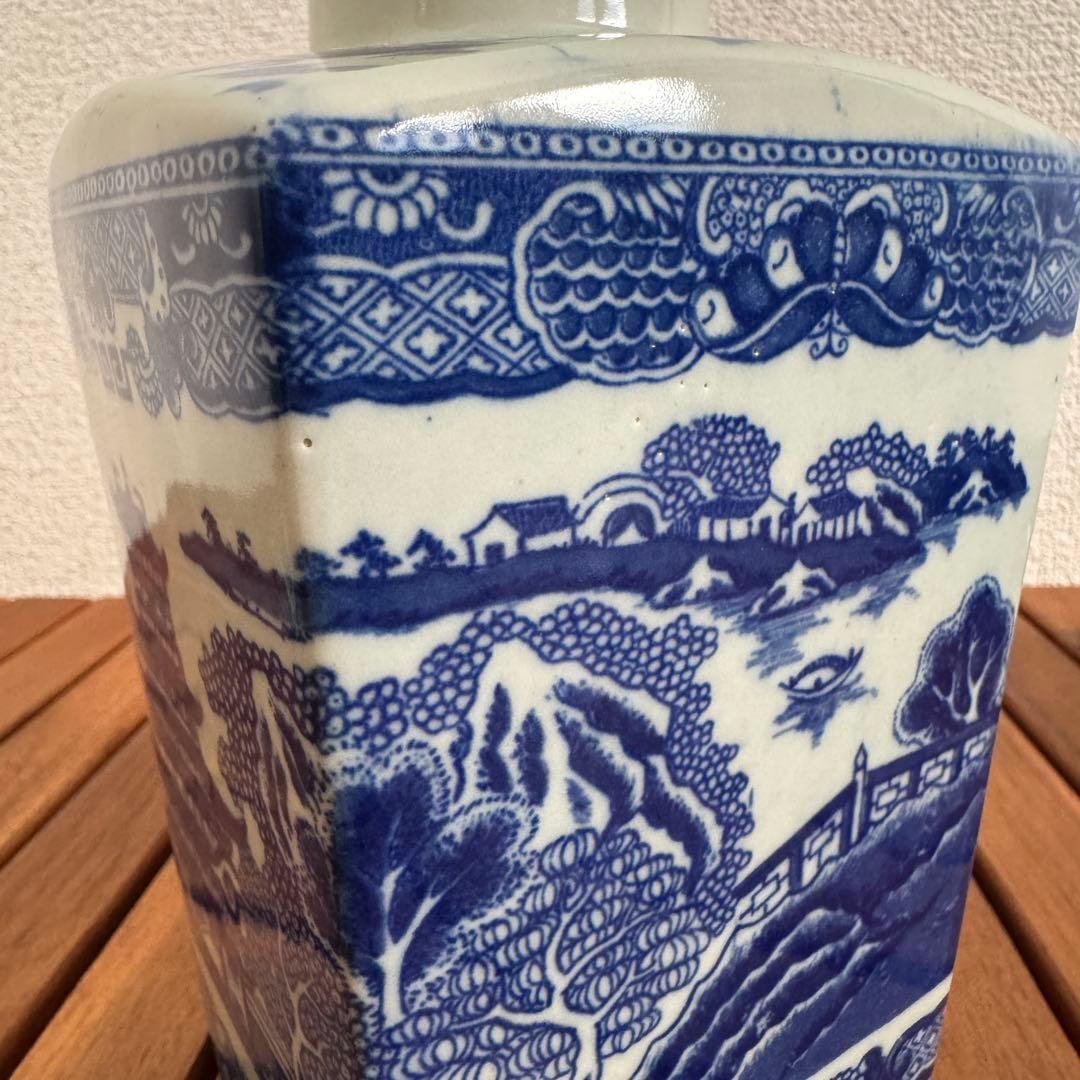 【希少】RINGTONS ブルーウィロー ティーキャディ