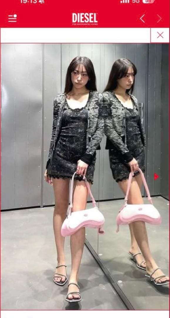 12/31迄大幅値下げ！2025SS⭐︎DIESEL ノースリーブミニワンピース