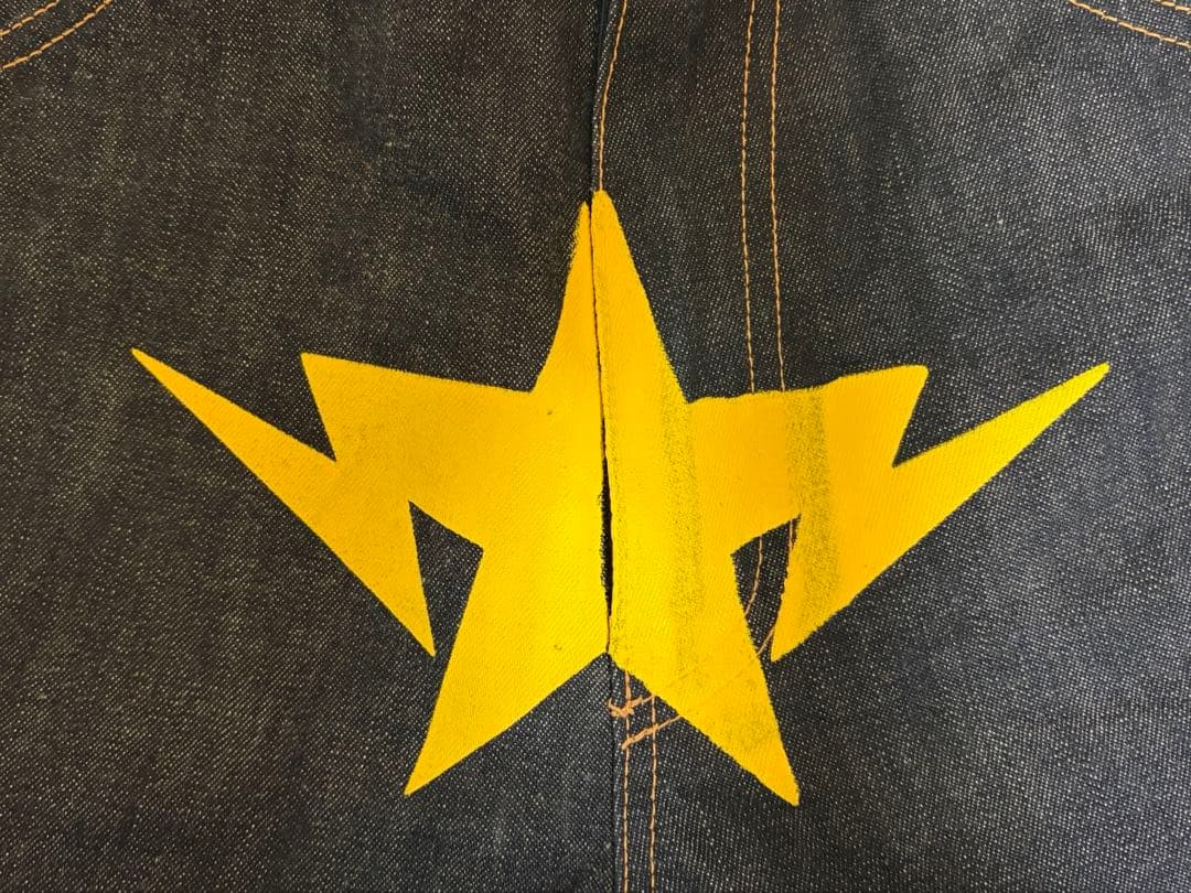 A BATHING APE デニム アベイシングエイプ M フロントスター