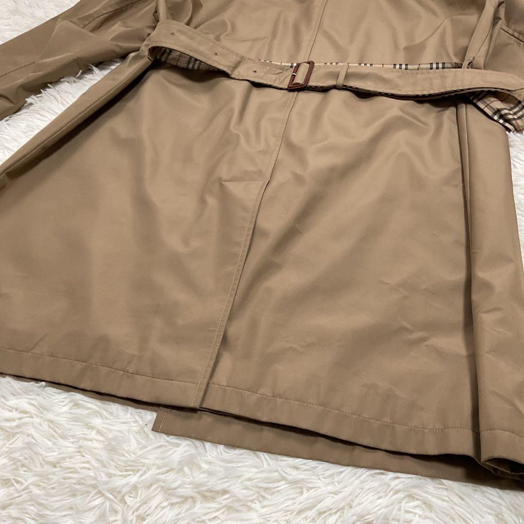 大きいサイズ♪BURBERRY LONDON ステンカラーコート ベージュ LL