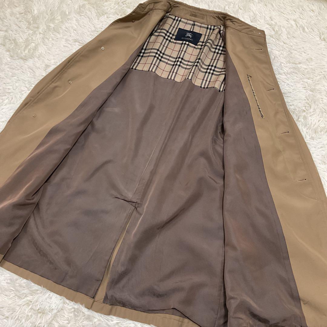 大きいサイズ♪BURBERRY LONDON ステンカラーコート ベージュ LL