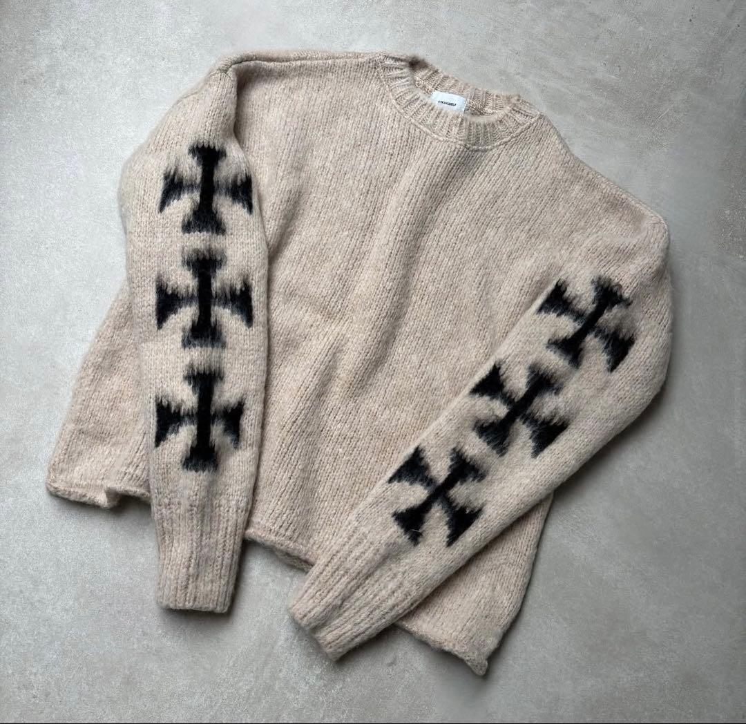 【はなーみ】アスクユアセルフ BRUSHED CROSS KNIT